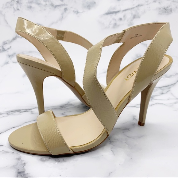Nine West Shoes - NINE WEST Heels Strappy Sandals - Nude Size 9.5